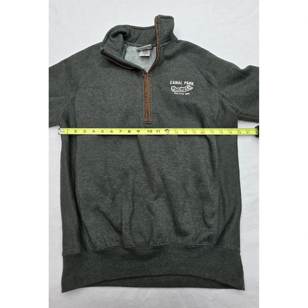 Artisans Green Canal Park Brewing 1/4 Zip Pullover Sweatshirt Size Medium